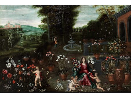 Maler in der Werkstatt-Nachfolge von Jan Brueghel d. J. (1601 – 1678) und Frans Wouters (1612/14 – 1659)